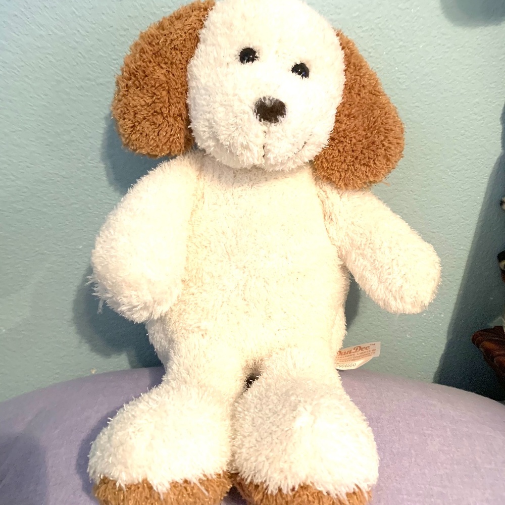 Plush Dog by Dan Dee